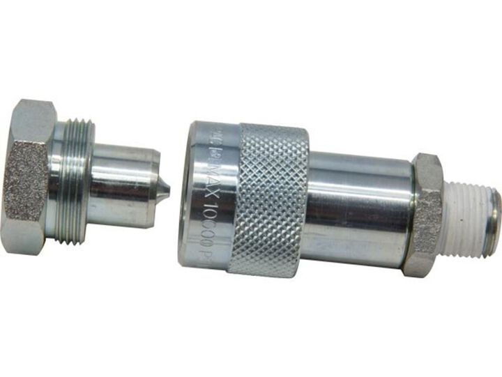 Enerpac 3/8 Inch NPTF High Flow Hydraulic Coupler Set, large image number 3