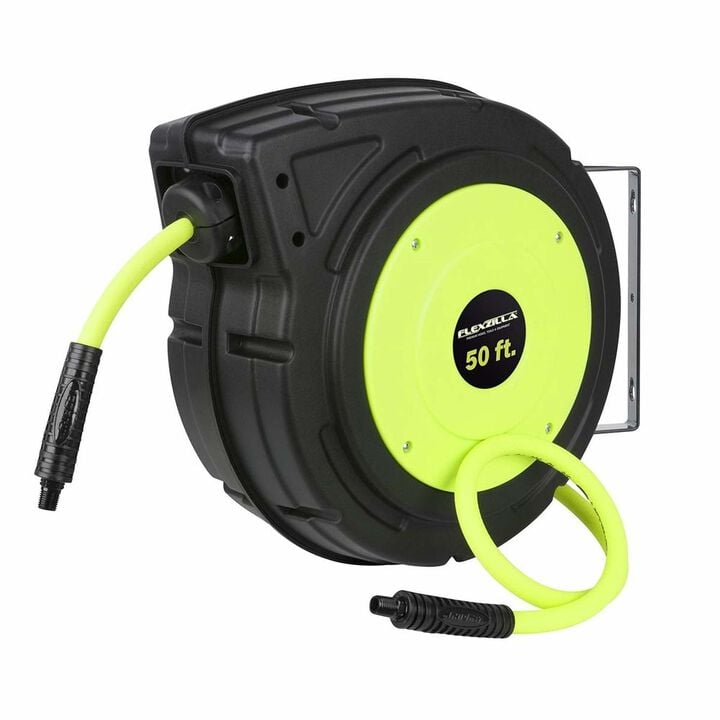Flexzilla Enclosed Plastic Air Hose Reel 3/8 x 50
