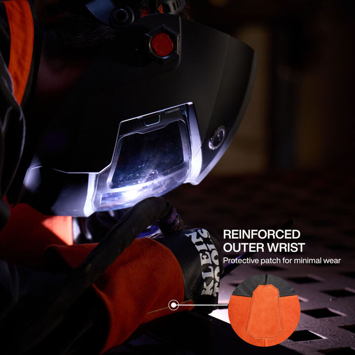 Klein Tools TIG Welding Gloves Black and Orange XL, large image number 2