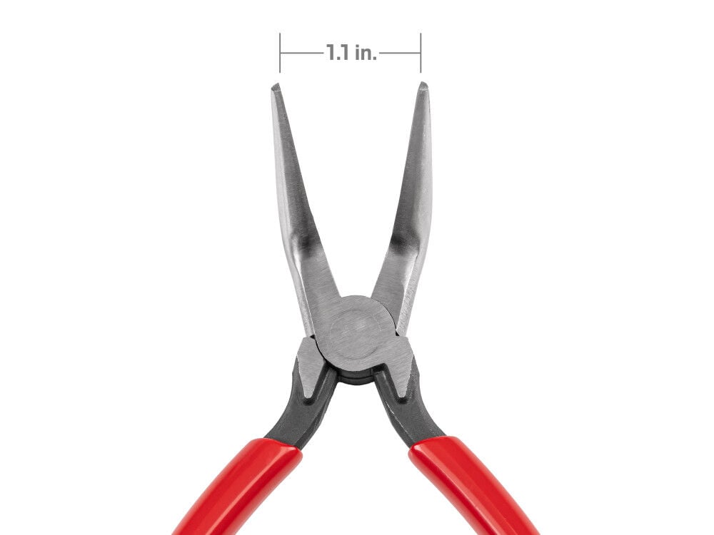 Tekton 6 Inch 70-Degree Bent Smooth Jaw Long Nose Pliers, large image number 5