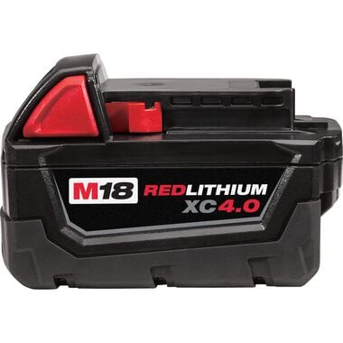 Milwaukee M18 REDLITHIUM XC 4.0Ah Extended Capacity Battery Pack, large image number 8
