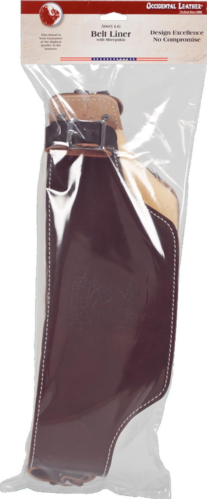 Occidental Leather Belt Liner with Sheepskin, large image number 2
