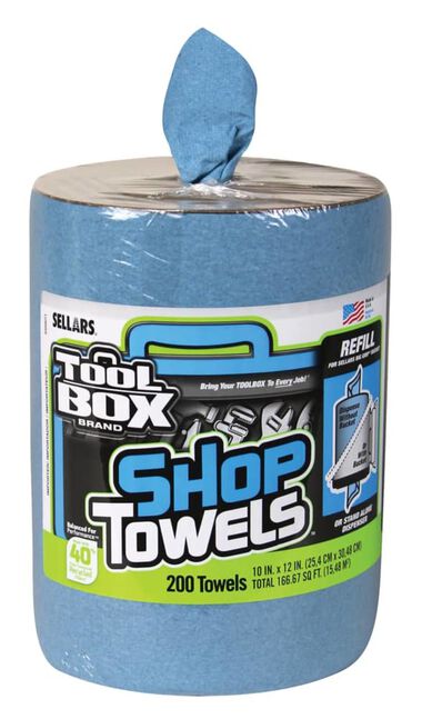Sellars Blue Shop Towel Big Grip R Refill Roll, large image number 0