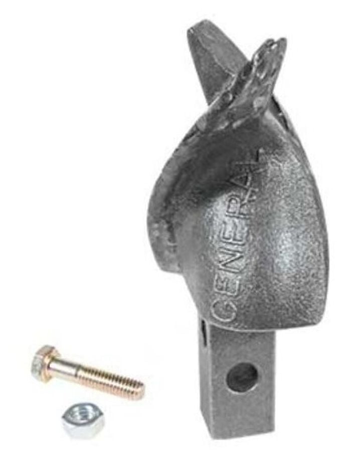 General Equipment SB Series Cast Steel Alloy Auger Screw Bit with Carbide Overlay