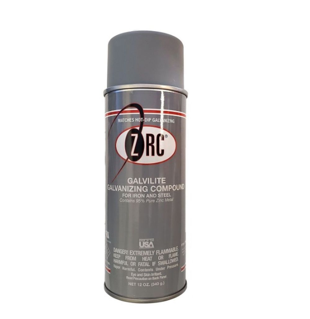 ZRC 12 Oz Cold Galvanizing Compound for Iron and Steel Contains 95 Percent Zinc Metal, large image number 1