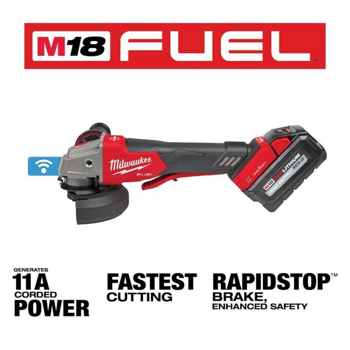 Milwaukee M18 FUEL 4 1/2inch / 5inch Braking Grinder Paddle Switch No Lock Kit, large image number 3