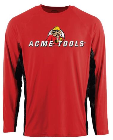 ACME TOOLS Ripwater Long Sleeve Crew Shirt Red, large image number 0