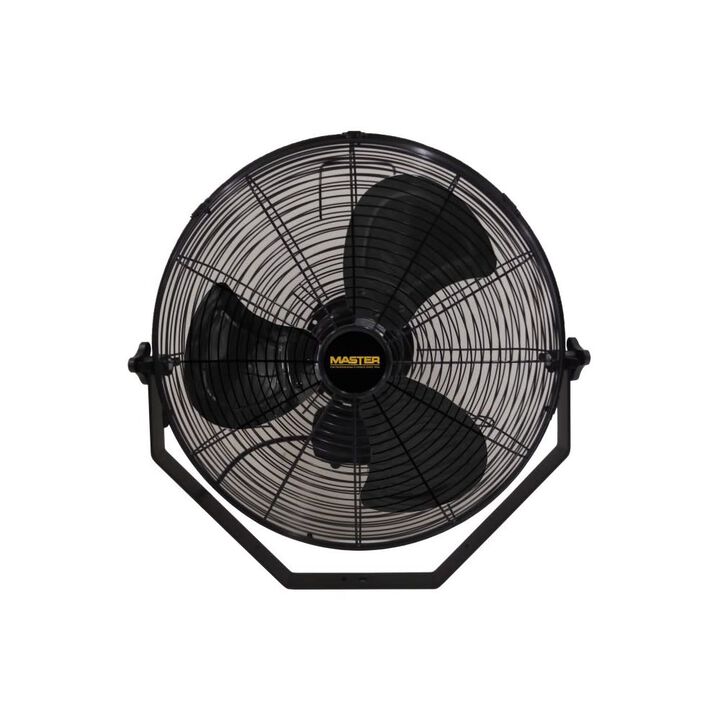 Master 18 Inch Diameter 3-Speed Black Circulation Fan with Ceiling Mount