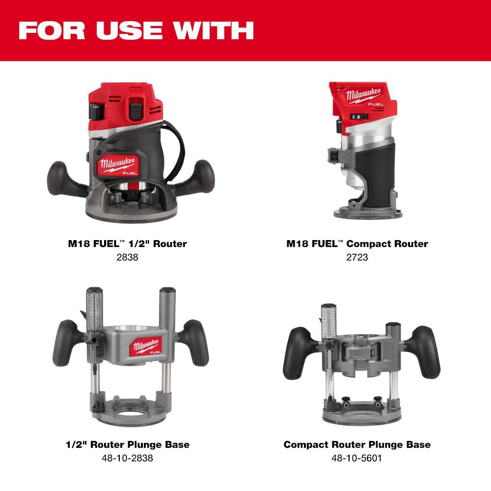 Milwaukee Router Guide Rail Adapter, large image number 2