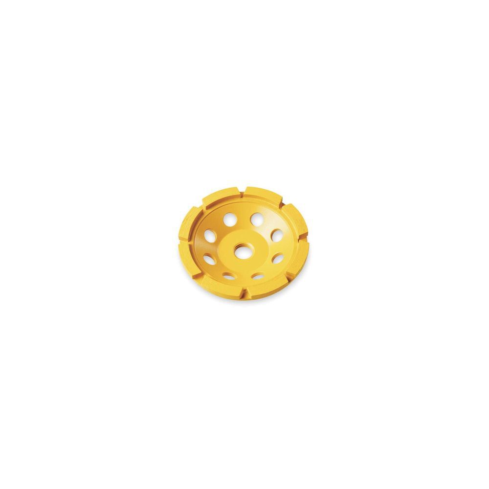 DEWALT 4 Inch Double Row Segmented Rim Diamond Cup Wheel for Concrete and Masonry Materials, large image number 3