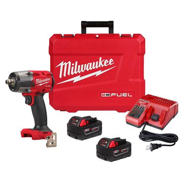 Milwaukee M18 FUEL 1/2inch Mid Torque Impact Wrench with Friction Ring Kit, large image number 14