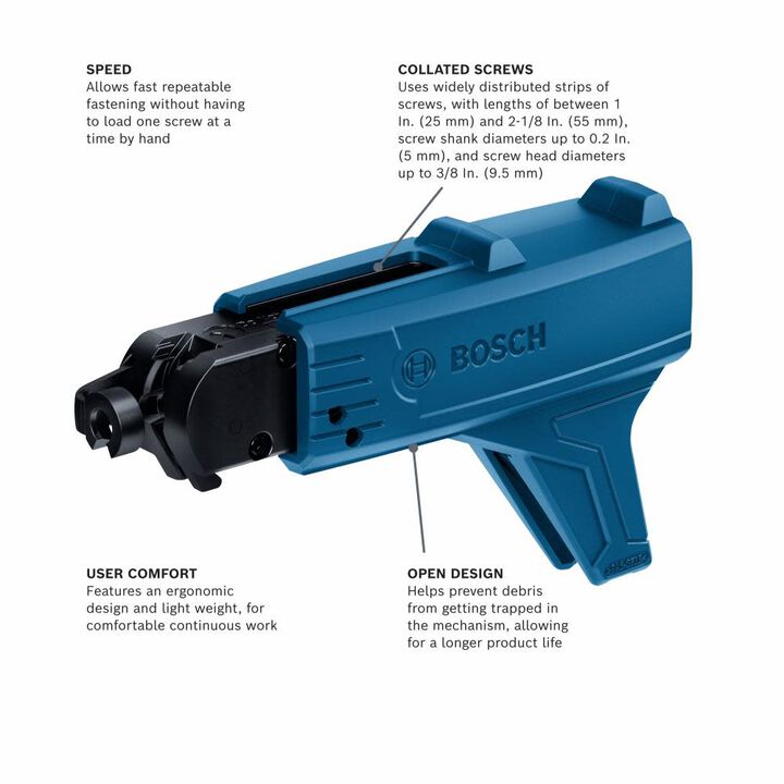 Bosch Promotional Auto Feed Attachment for GTB18V-45 Screwgun, large image number 1