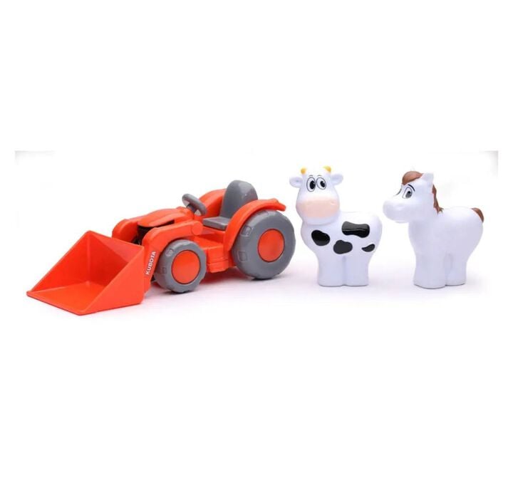 Kubota My Lil' Miniature Toy Tractor & Farm Animals Set