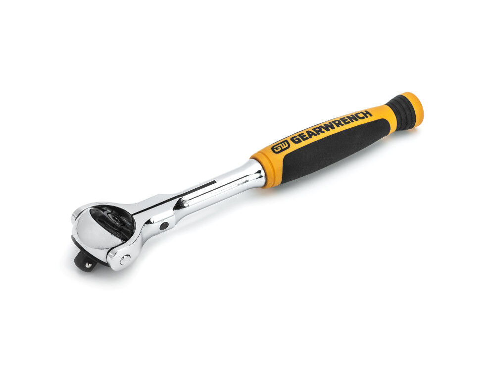 GEARWRENCH 1/4 Inch Drive 72-Tooth Dual Material Roto Ratchet 6-3/4 Inch, large image number 2