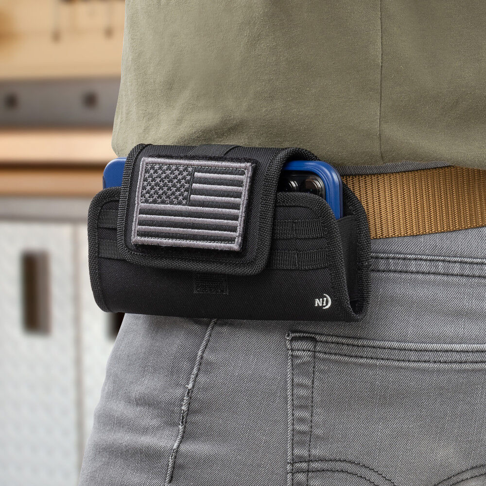 Universal phone belt top clip