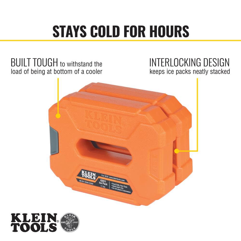 Klein Tools Promotional Reusable Cooler Ice Packs 2 Pack, large image number 3