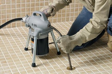 Ridgid K-50 115V Sectional Machine with 17-A Adapter and A-30 Cable Kit, large image number 2