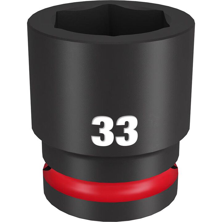 Milwaukee Impact Socket 3/4in Drive 33mm Standard 6 Point, large image number 0