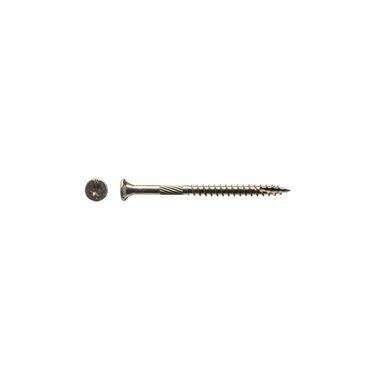 Western Builders Supply 2-1/2 In. Flat Head Gold Interior Structural Wood Screw