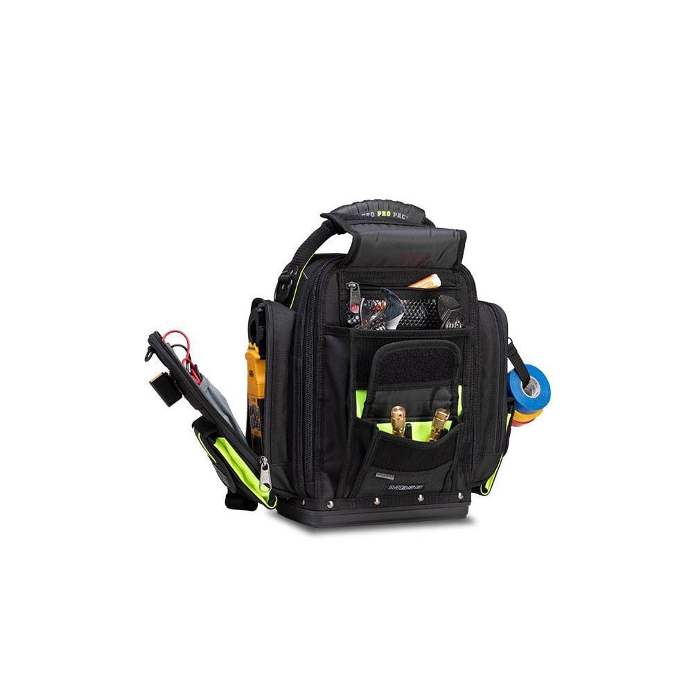 Veto Pro Pac 45 Lbs X-Large Zippered Meter Bag, Black/Hi-Viz Yellow, large image number 12