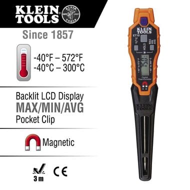 Klein Tools Magnetic Digital Pocket Thermometer, large image number 1