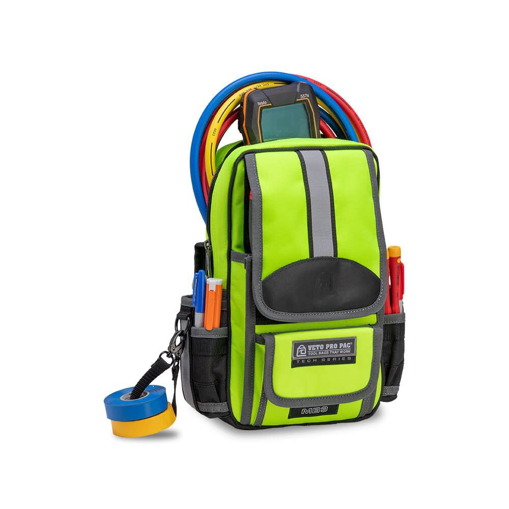 Veto Pro Pac Zippered Diagnostic Meter Bag (No Base) Large, Hi-Viz Yellow, large image number 10