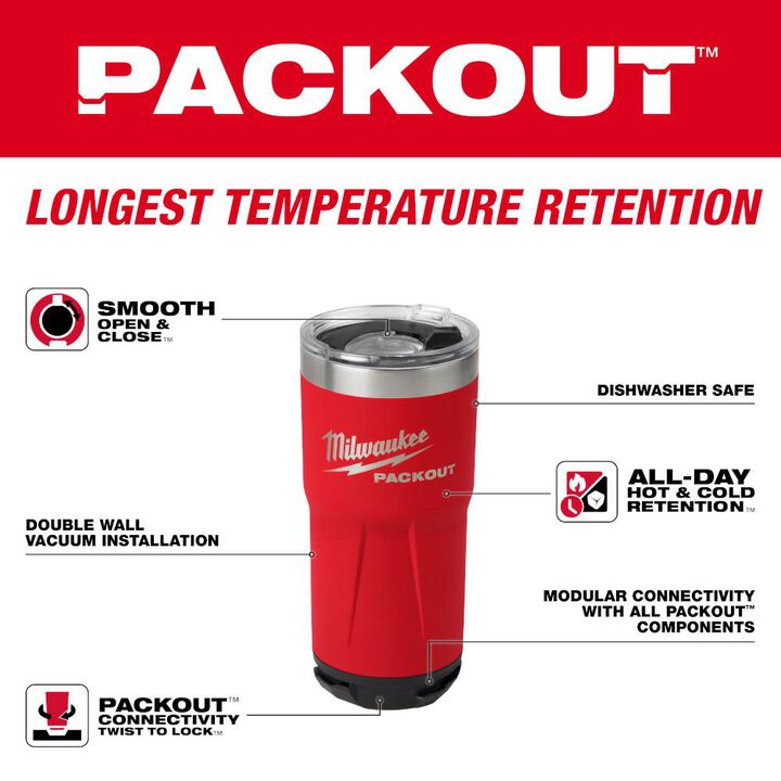 Milwaukee PACKOUT Tumbler 20oz, large image number 1