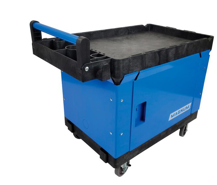 Magnum Tool Group Pro Series Service Cart 4426 with 9 Inch Solid Casters and Vault