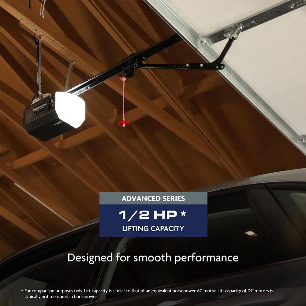 Chamberlain 1/2 HP Smart Chain Drive Garage Door Opener with Battery Backup, large image number 5