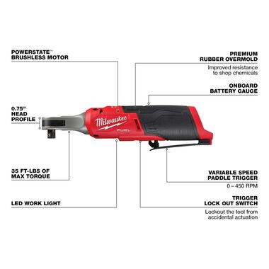 Milwaukee M12 FUEL 3/8inch High Speed Ratchet Bare Tool 2567-20  