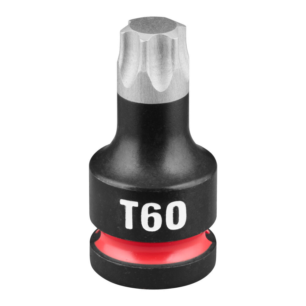 Milwaukee SHOCKWAVE Impact Duty 1/2 Inch Drive 2 Inch Torx T60 Bit Socket - 49-66-7362