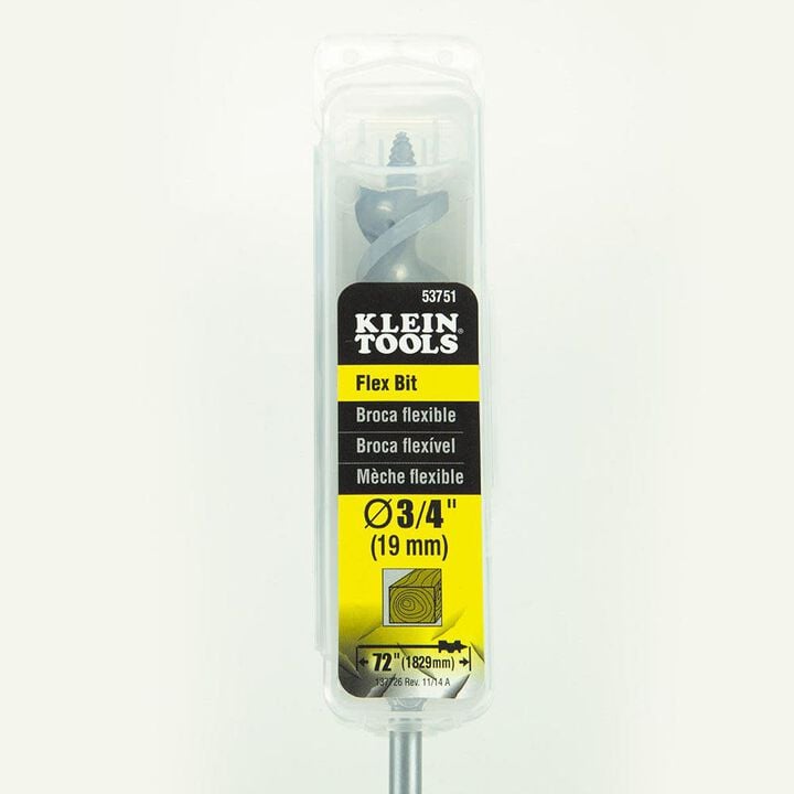 Klein Tools Flex Bit Auger 3/4in x 72in, large image number 10