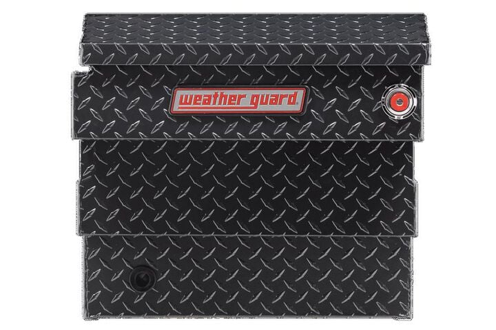 Weather Guard Saddle Truck Tool Box Aluminum Compact Deep Gunmetal Gray, large image number 3