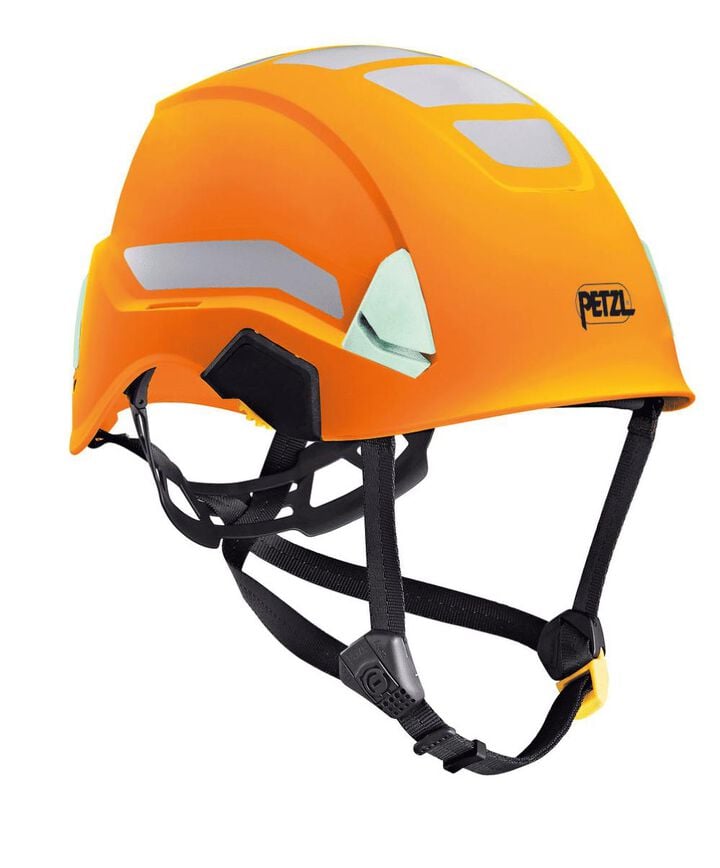 Petzl Strato Hi-Vis Unvented Type 1 Class E Safety Helmet Orange