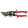Crescent Wiss Metalmaster Offset Snips Straight to Left Red Grips 9-1/4 In., small