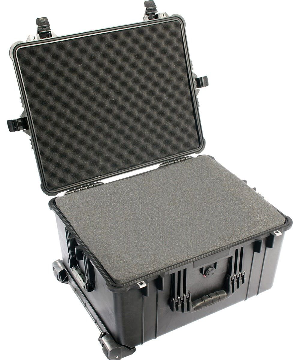 Pelican 1620 Polypropylene 2.56 Cu-Ft. Protector Case with Foam, Black – 1620-020-110