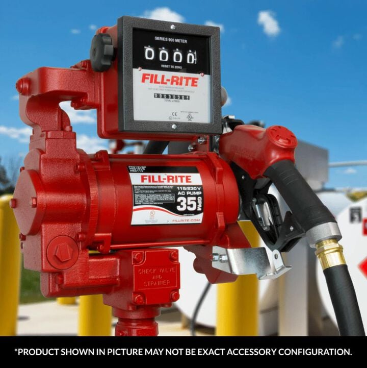 Fill-Rite 1 Inch Diesel High Flow Automatic Nozzle Red, large image number 1