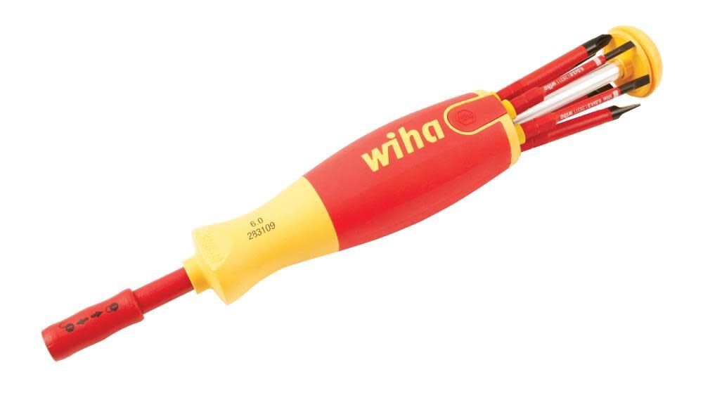 Wiha Insulated Pop-Up SlimLine Slotted- Phillips Bit Holder Set 7 Piece, large image number 3