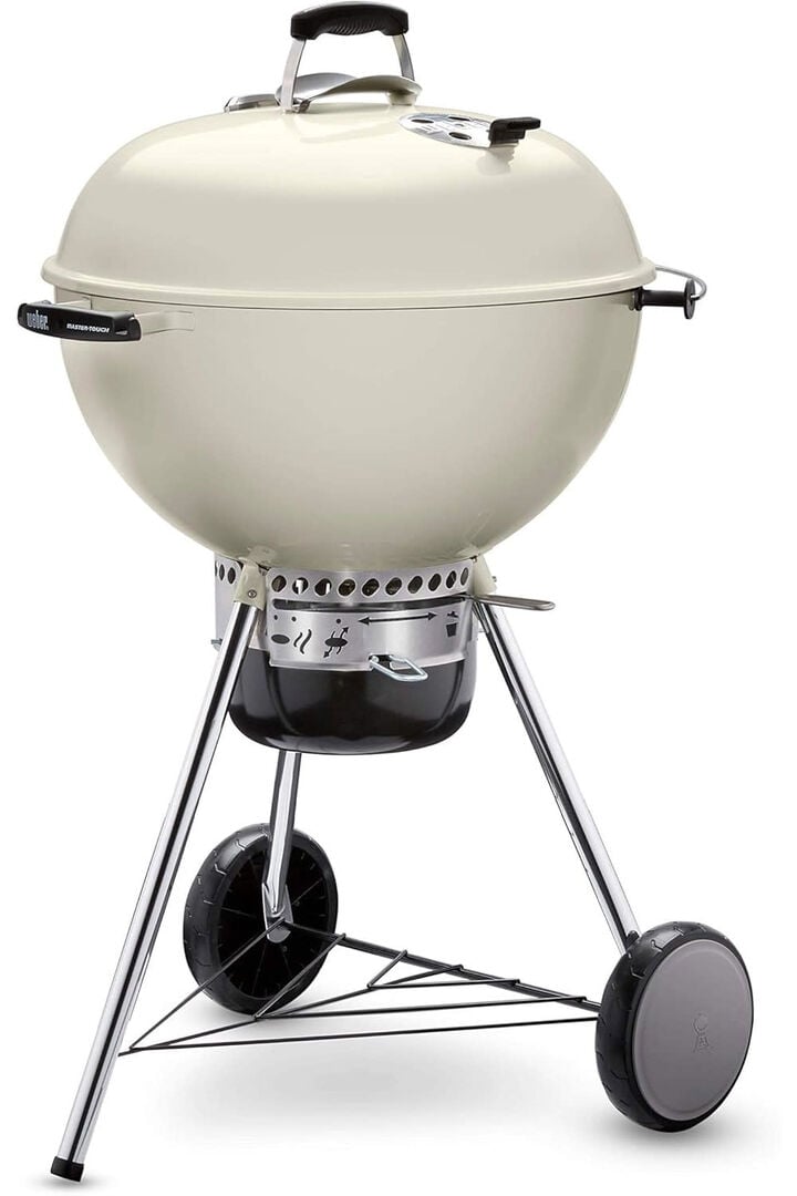 Weber Master-Touch 22 Inch Charcoal Grill with Built-In Thermometer, Ivory, large image number 10