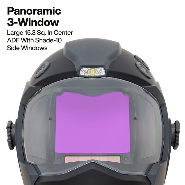 Klein Tools Phoenix Series Panoramic Welding Helmet Black and Gray, large image number 2