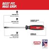 Milwaukee 5/16 Inch Slotted 6 Inch Cushion Grip Demolition Screwdriver, small image number 3