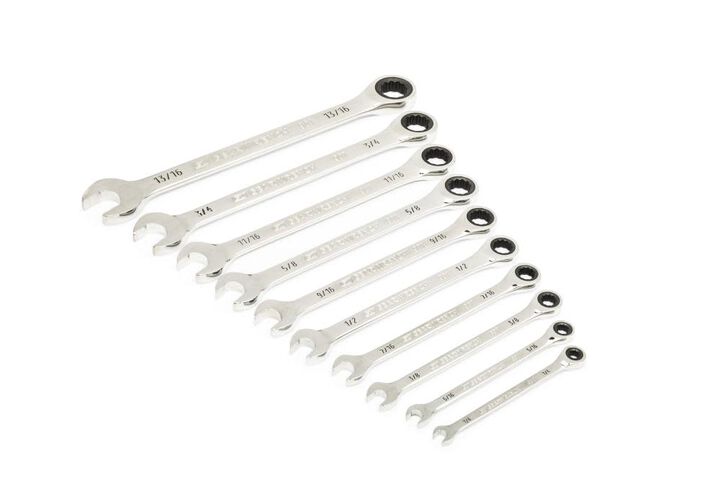 GEARWRENCH SAE/Metric Ratcheting Wrench and Hex Key Set 90T 44pc, large image number 4