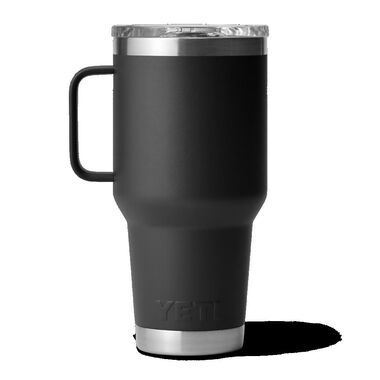 Yeti Black Rambler 30oz Travel Mug with Stronghold Lid, large image number 1