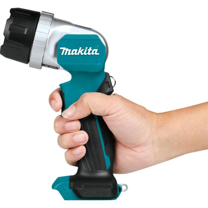Makita 12V Max CXT Reciprocating Saw Kit, Grass Shear, Floor Blower, and Adjustable Beam LED Flashlight, large image number 7