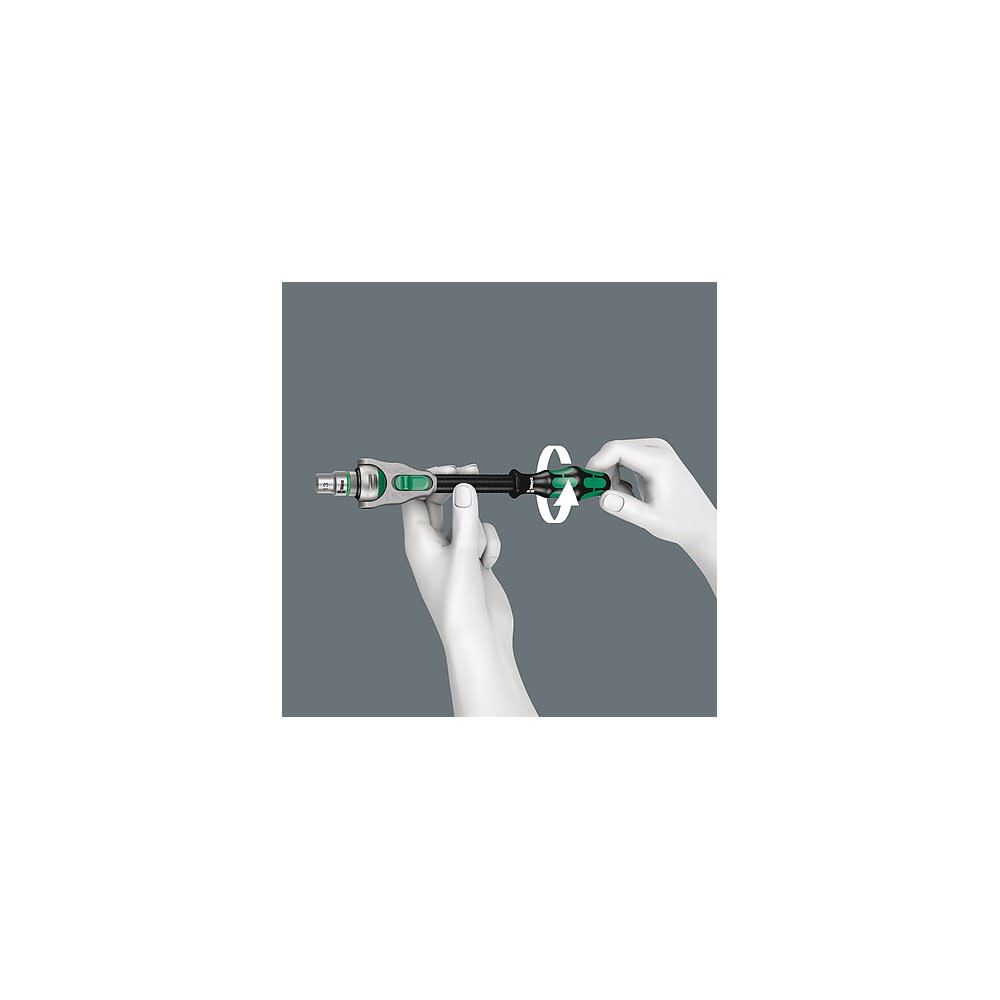 Wera Tools 28pc 1/4in Drive 8100 SA 9 Zyklop Speed Ratchet Set, large image number 6
