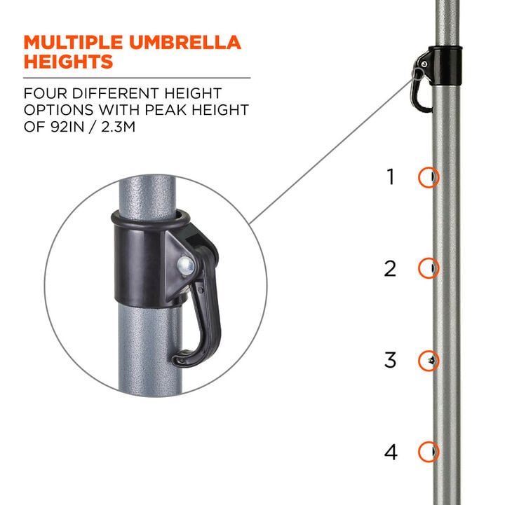 Ergodyne Lightweight Work Umbrella, large image number 3