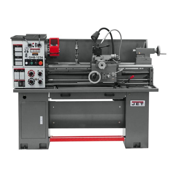 JET 12 x 36 Geared Head Bench Lathe with ACU-RITE 203 DRO