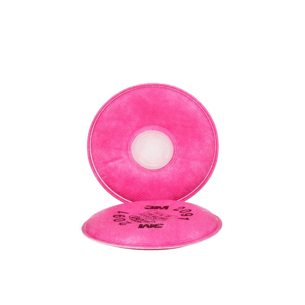 3M 2091 P100 Class Bayonet-Style Connection Particulate Filter 2 Pieces, large image number 2