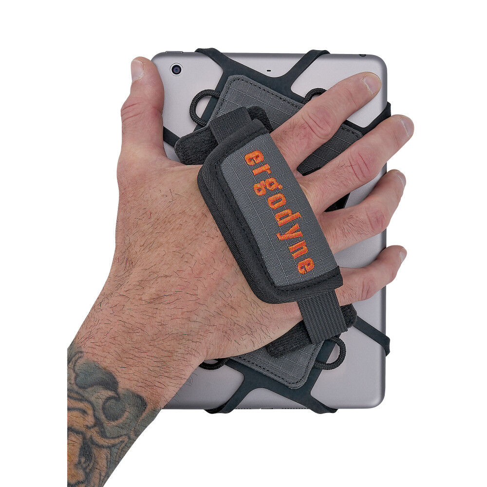 Ergodyne 5549 Compact Gray Tablet Holder with Detachable Shoulder Strap, large image number 9