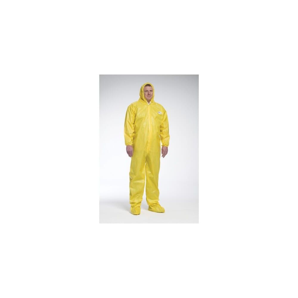 Protective Industrial Products PosiWear UB Plus Yellow Coverall with Elastic Wrist & Ankle, large image number 2